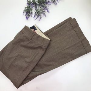 Banana Republic Petites Brown Tweed Style Trousers